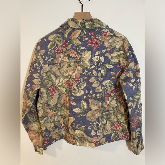 Vintage Norm Thompson Floral Denim Jacket Sz L
Cottage Core Grandma Boho Western - Picture 6 of 10
